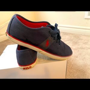 Polo Ralph Lauren Blue Lace-up Sneakers